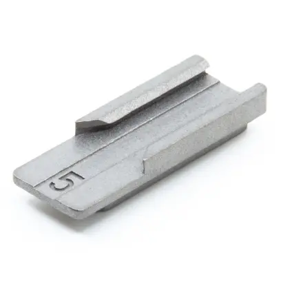 Ocelová vložka zavaděče nábojnic pro Dillon XL650 a XL750. Určeno pro ráže: .30 Luger, 7.62x25mm Tokarov, 9x19mm, .38 Super, 9x21mm.